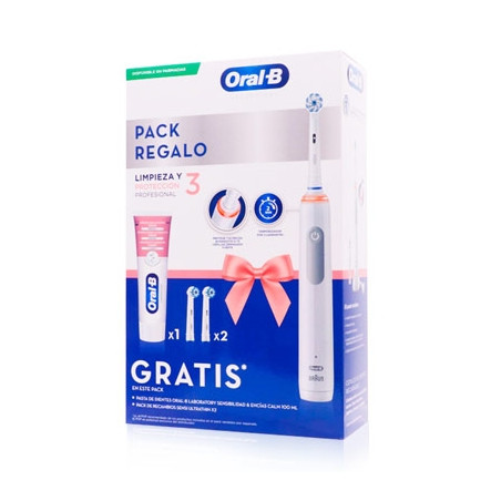 Oral-B Cepillo Dental Electrico 3 + Recambio 2uds + Pasta 100ml