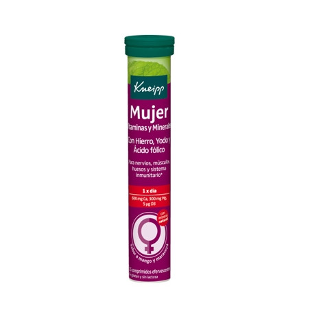 Kneipp Mujer Vitaminas Sabor Mango-Maracuya 15 Comp Efervescentes