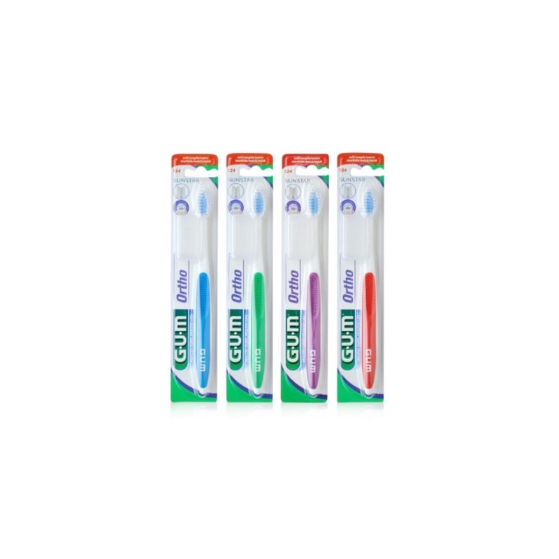 Gum 124 Cepillo Dental Adulto Ortodoncia