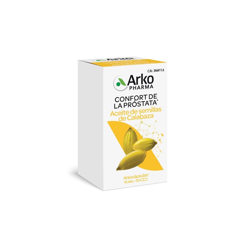 Arkocapsulas Aceite de Semillas de Calabaza 50 Capsulas