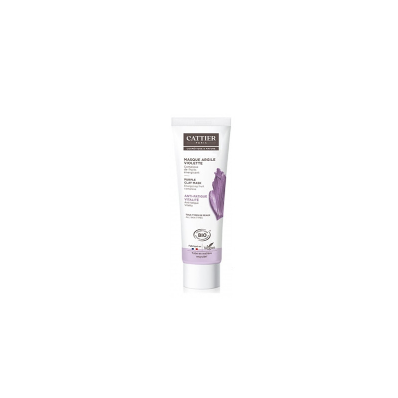 Cattier Mascarilla de Arcilla Purpura Antifatiga 100ml
