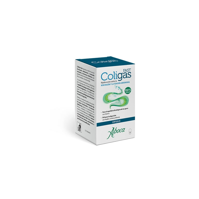 Aboca Coligas Fast Hinchazon Abdominal 30 Capsulas