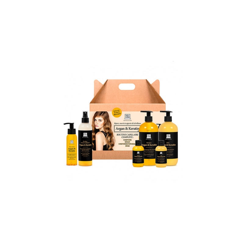 Soivre Argan y Keratina Rutina Capilar Completa 4 Productos