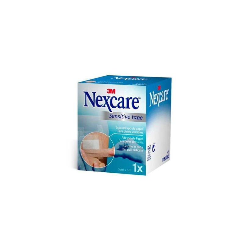 Nexcare Esparadrapo de Papel Piel Sensible 5cmx5m