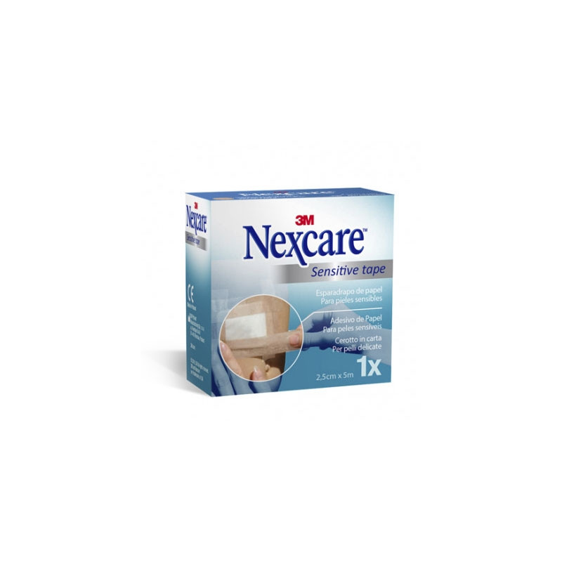 Nexcare Esparadrapo de Papel Piel Sensible 2,5cmx5m