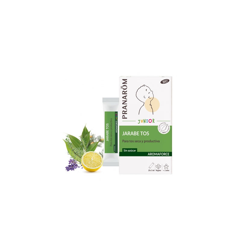 Pranarom Aromaforce Junior Jarabe Tos Sobres 25x5ml