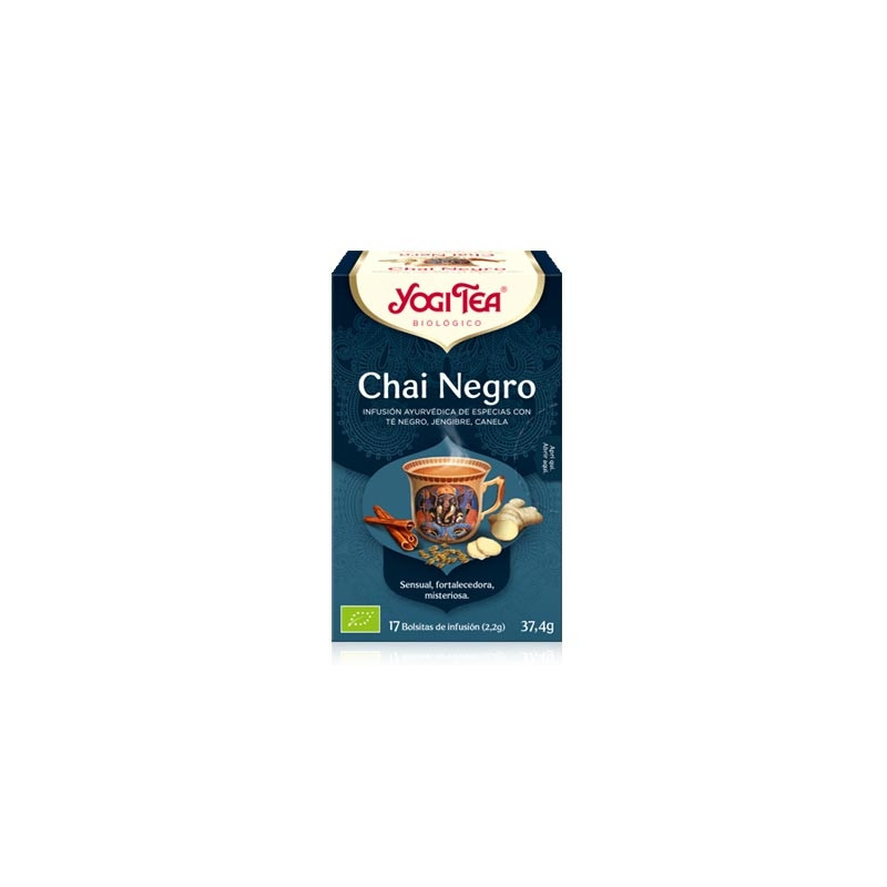 Yogi Tea Chai Negro Infusion Te Negro Jengibre y Canela 17 Uds