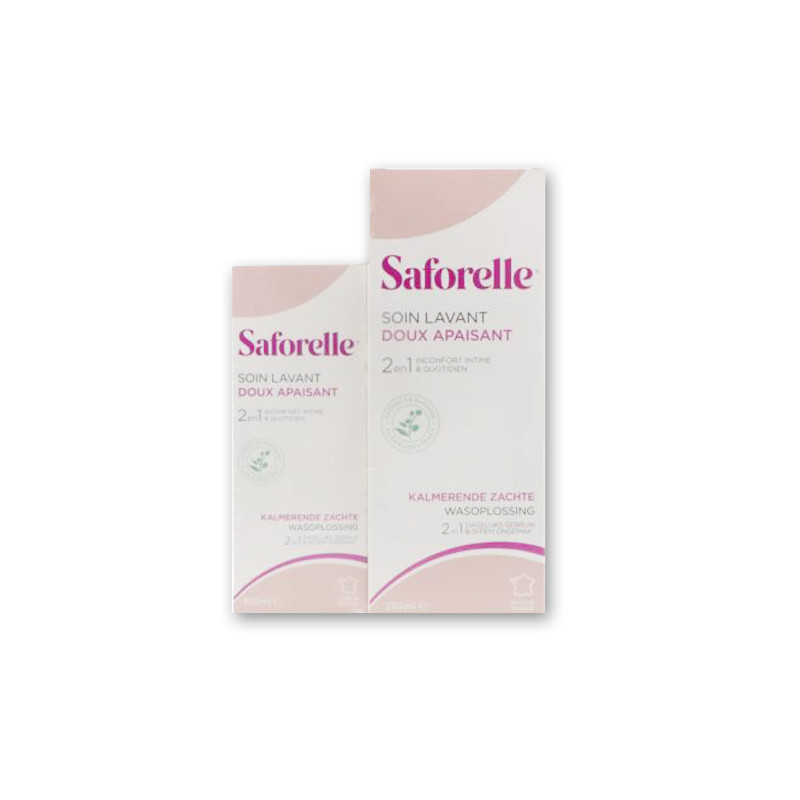 Saforelle Cuidado Intimo Activo 250ml + Cuidado Intimo 100ml