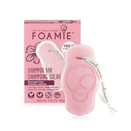 Foamie Champu Solido Hibisco Cabello Dañado 80g