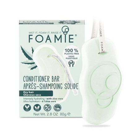 Foamie Acondicionador Solido Aloe Vera Cabello Seco 80g