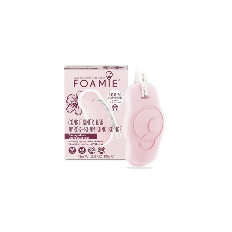 Foamie Acondicionador Solido Hibisco Cabello Dañado 80g