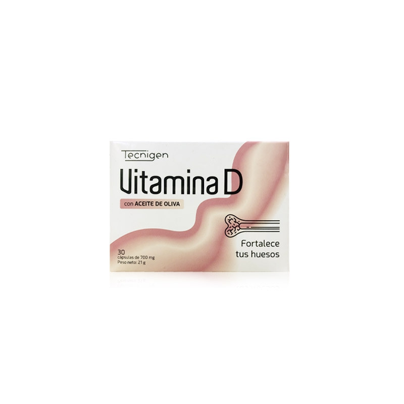 Tecnigen Vitamina D con Aceite Oliva 30 Capsulas