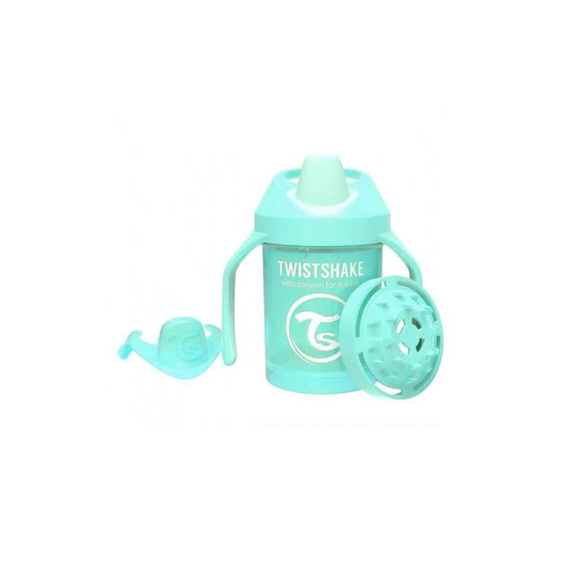 Twistshake Taza con Boquilla Antigoteo Turquesa 4m+ 230ml