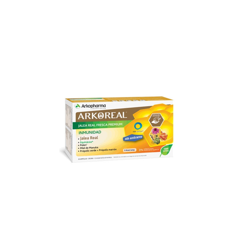 Arkoreal Jalea Real Fresca Premium Inmunidad Duplo 2x20 Ampollas