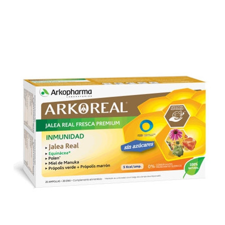 Arkoreal Jalea Real Fresca Premium Inmunidad Duplo 2x20 Ampollas