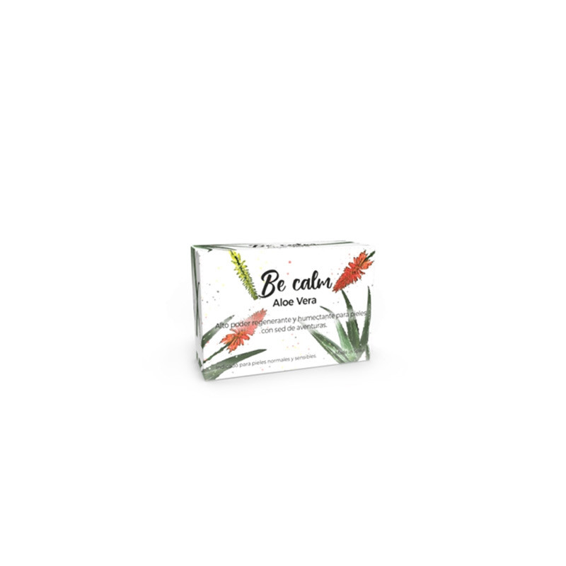 Be Calm Aloe Vera Pastilla de Jabon Piel Normal-Sensible 100g