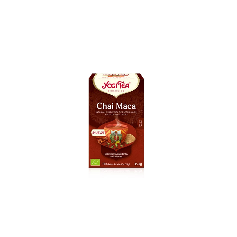 Yogi Tea Chai Maca Infusion Maca Canela y Clavo 17 Uds
