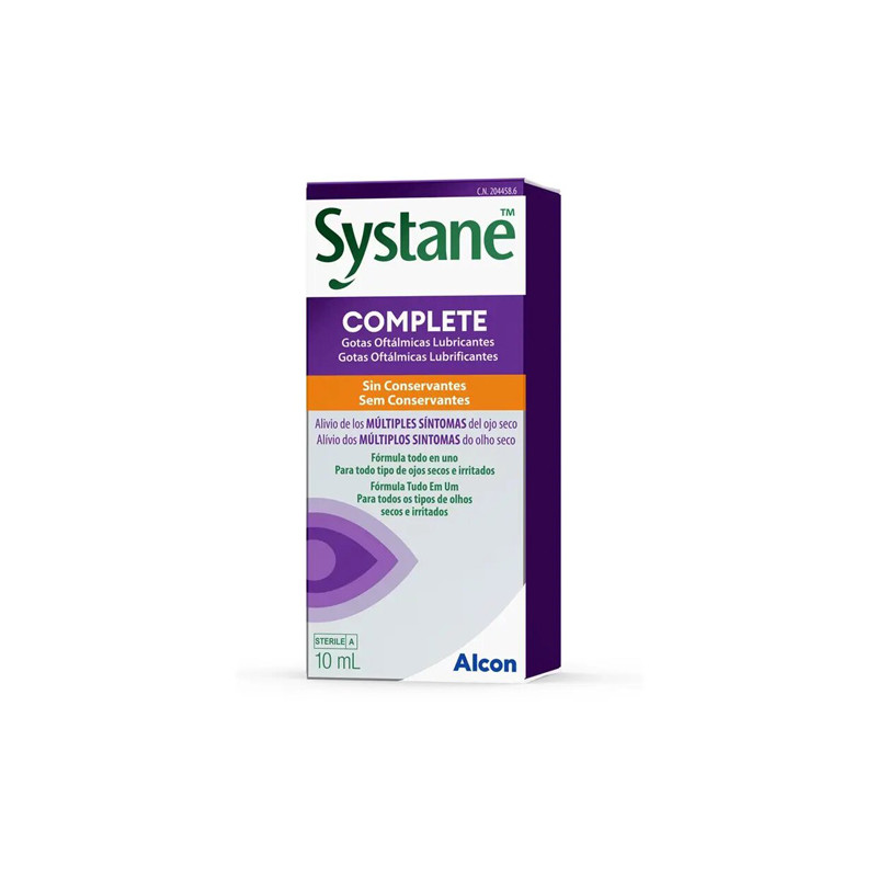 Systane Complete Gotas Oftalmicas Lubricantes Nueva Formula 10ml