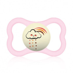 MAM Supreme Night Chupete Silicona Nocturno Rosa 6m+ 1Ud