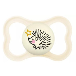 MAM Supreme Night Chupete Silicona Nocturno Blanco 16m+ 1Ud