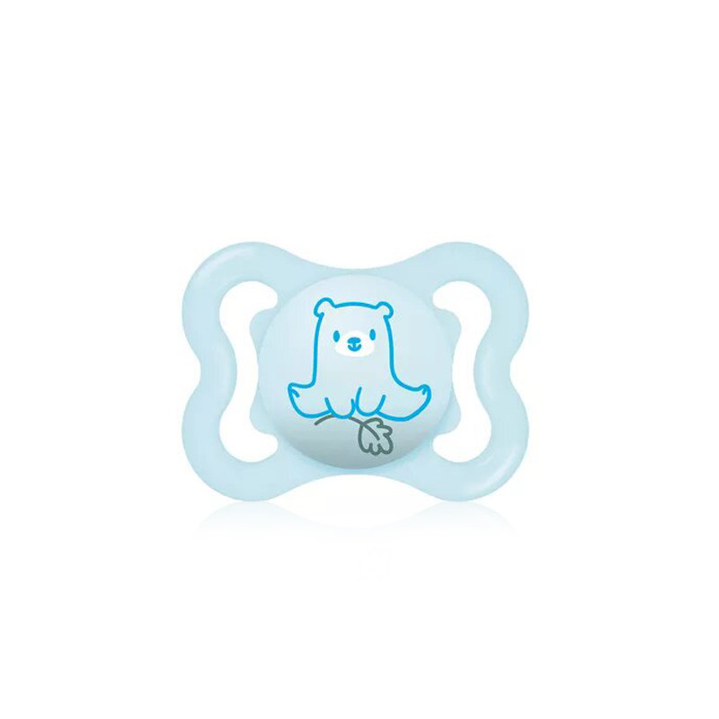 Mam Supreme Chupete Silicona Azul Oso 2-6m 1 Ud