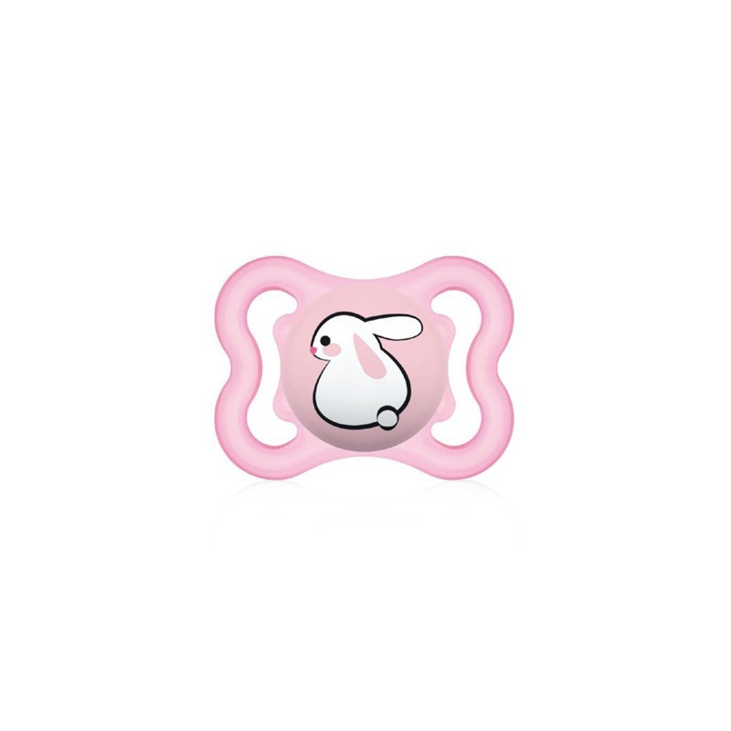 MAM Supreme Chupete Silicona Rosa 2-6m+ 1Ud