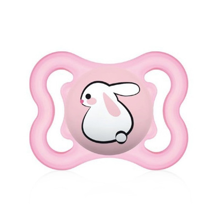 MAM Supreme Chupete Silicona Rosa 2-6m+ 1Ud
