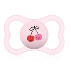 MAM Supreme Chupete Silicona Rosa 6m+ 1Ud