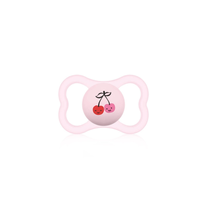 MAM Supreme Chupete Silicona Rosa 6m+ 1Ud