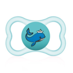 MAM Supreme Chupete Silicona Azul 16m+ 1Ud