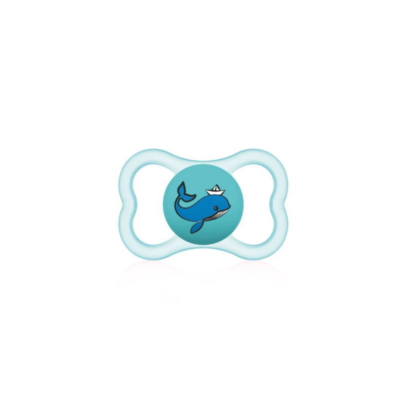 MAM Supreme Chupete Silicona Azul 16m+ 1Ud
