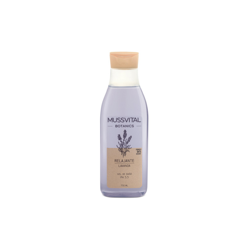 Mussvital Botanics Relajante Gel de Baño Lavanda 750ml