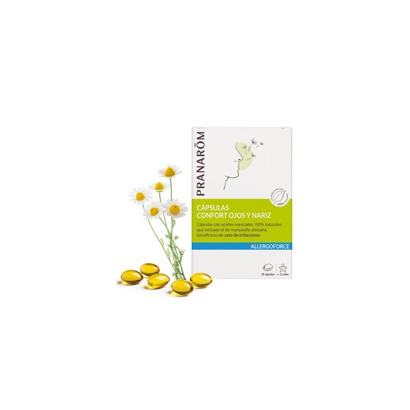 Pranarom Allergoforce Capsulas Confort Ojos y Nariz 30 Capsulas