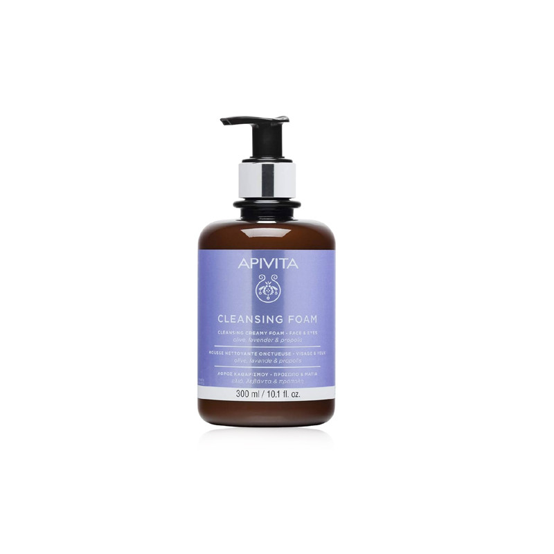 Apivita Cleansing Crema-Espuma Limpiadora Cara y Ojos 300ml