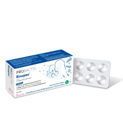 Probactis Rinopas Probiotico Sabor Fresa 30 Pastillas para Chupar