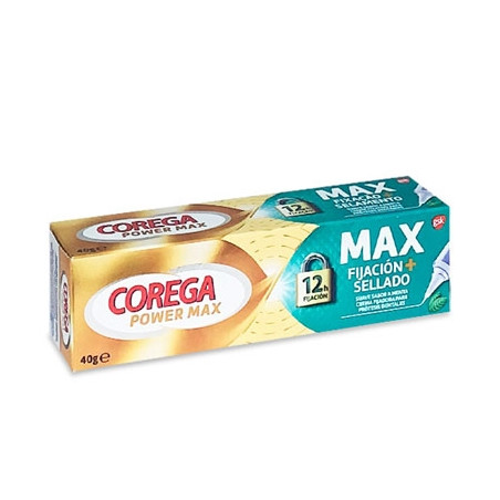 Corega Power Max Fijacion + Sellado Sabor Menta 40gr