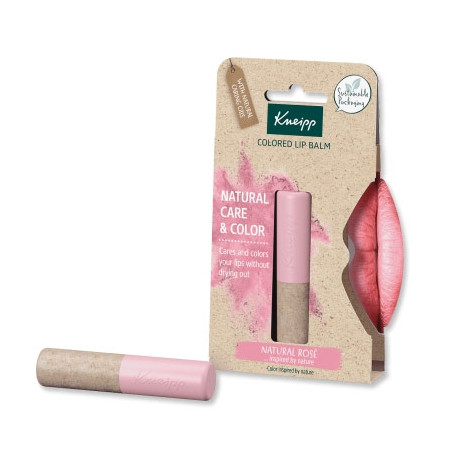 Kneipp Balsamo Labial con Color Natural Rose 3,5gr