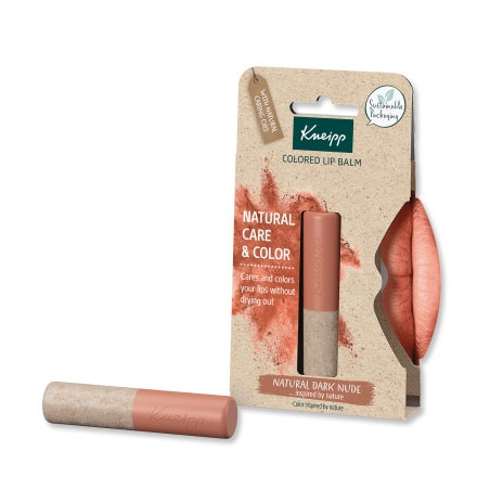 Kneipp Balsamo Labial con Color Natural Dark Nude 3,5gr
