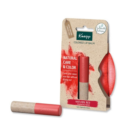 Kneipp Balsamo Labial con Color Natural Red 3,5gr