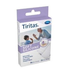 Hartmann Tiritas Soft Silicone Extrasuaves 2 Tamaños 8 Uds