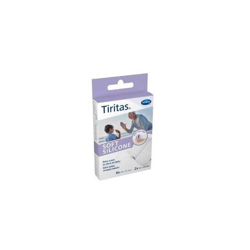 Hartmann Tiritas Soft Silicone Extrasuaves 2 Tamaños 8 Uds