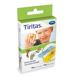 Hartmann Tiritas Infantiles Plastico Colores 2 Tamaños 20 Uds