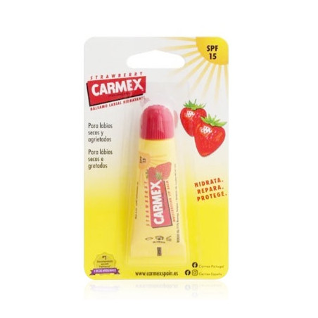 Carmex Balsamo Labial Hidratante Spf15 Strawberry Tubo 10g