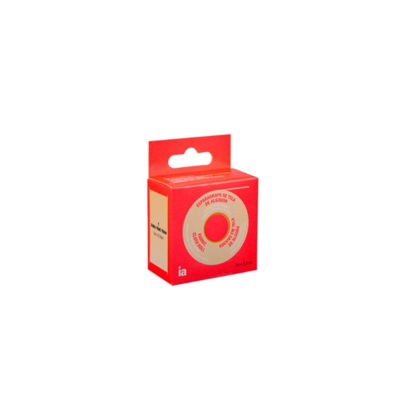 Interapothek Heriditas Esparadrapo de Tela Rollo 5mx2,5cm 1ud