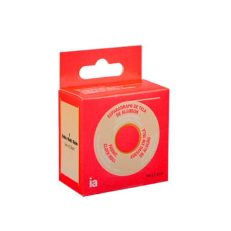 Interapothek Heriditas Esparadrapo de Tela Rollo 5mx2,5cm 1ud