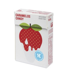 Interapothek Caramelos Sin Azucar Nata Fresa Cajita 36,5g