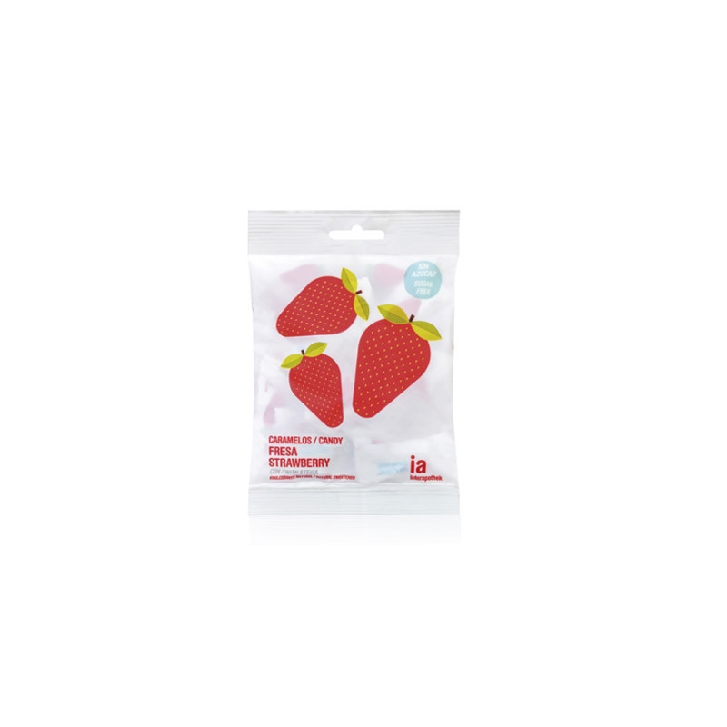 Interapothek Caramelos Sin Azucar Fresa Bolsa 40g