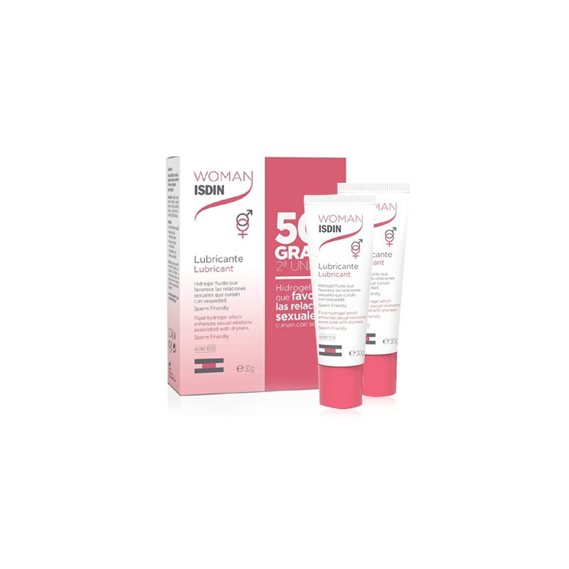 Isdin Woman Gel Lubricante Hidrogel Fluido Duplo 2x30g