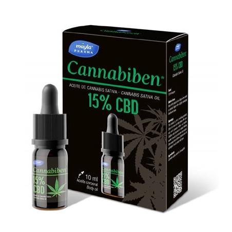 Mayla Cannabiben 15% CBD Aceite Corporal 10ml