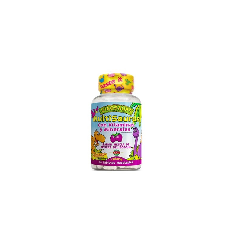 Kal Multisaurus Vitaminas y Minerales 60 Comprimidos Masticables